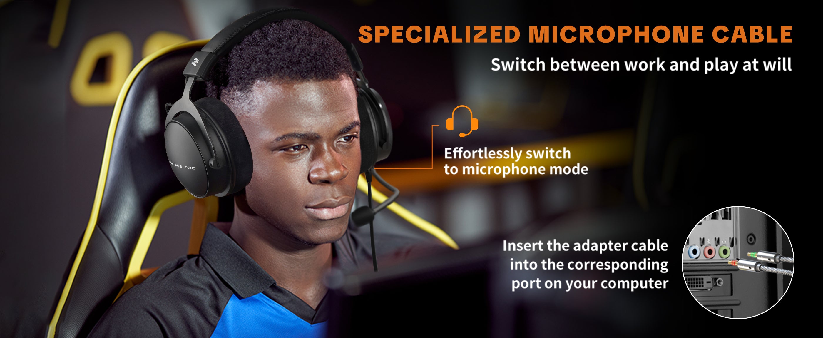 Talomen W550x | Studio Monitor Headphone with Mic Kit